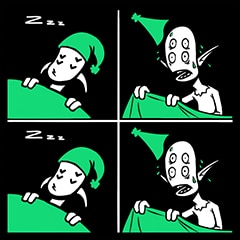 Schlafen. Aufwachen. Wieder von vorne.